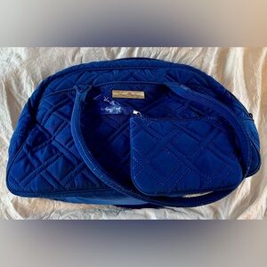 Vera Bradley Royal Blue Quilted Tote